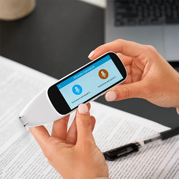 Balso skaitytuvo rašiklio kalbos vertimo įrankis