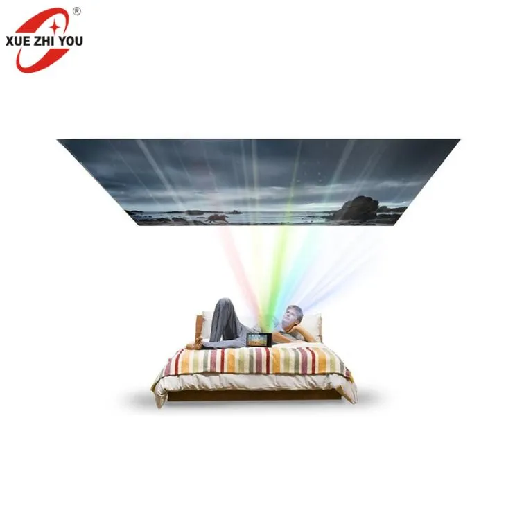 Mini "Android" "Wi-Fi" planšetinis projektorius 60LM namų kino RK3188