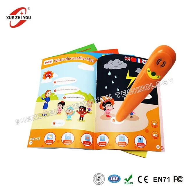 Didmeninė prekyba vaikams "Audio Pen" ir knyga "Baby ABC Story Books" "ODM Kids Story" garso knygų rinkinys leidėjui ir mokykloms