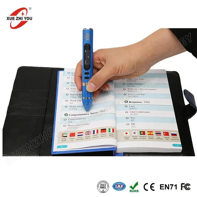 Geriausias dovana vaikams Kalėdos ir švietimas Magiškos kalbos knygos Pen Reader ir skaitytuvas