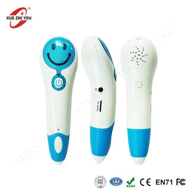 Palieskite "Talking Pen" daugiafunkcį skaitytuvo rašiklį