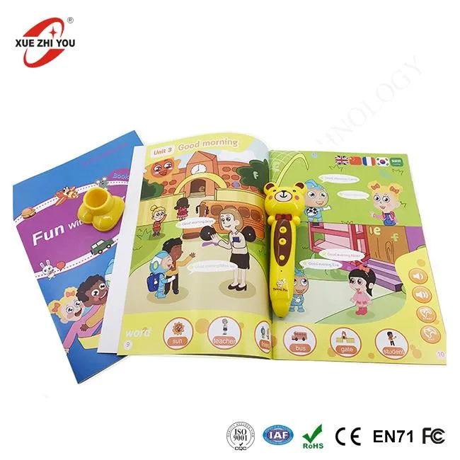 Studentai mokosi garso knygų "Smart Pen"