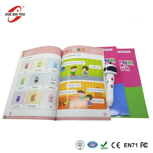 Švietimo žaislas palieskite ir perskaitykite rašiklį