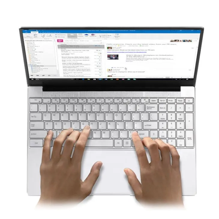 Naujas 15.6 Intel Celeron J3455 8G 256G/512 IPS 1920*1080 Laptop